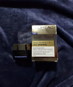 L'Oreal Paris Age Perfect Cell Renewal Night Cream, 1.7 oz - Radiant & Vibrant Skin, Salicylic Acid 1.7 Ounce (Pack of 1) 13 71c53 3dNqL