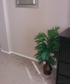 Nearly Natural 6661 Areca Palm with Urn Silk Plant,Green,35" x 12" x 12" 29 71c5sVrnW L