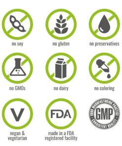 NATURELO Probiotic Supplement - 50 Billion CFU - 11 Strains - One Daily - Helps Support Digestive & Immune Health - Delayed Release - No Refrigeration Needed - 30 Vegan Capsules Probiotic Support 30 Count (Pack of 1) 14 71c6TyS5ksL 4