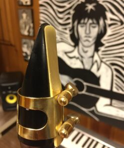 Mendini By Cecilio Eb Alto Saxophone - Case, Tuner, Mouthpiece, 10 Reeds, Pocketbook- Black & Gold E Flat Musical Instruments 46 71c774vIdPL