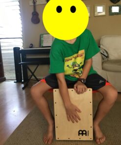 Meinl Percussion Jam Cajon Box Drum with Snare and Bass Tone for Acoustic Music — Made in Europe — Baltic Birch Wood, Play with Your Hands, 2-Year Warranty (JC50LBNT) Light Brown/Natural 31 71c7Jr vyFL