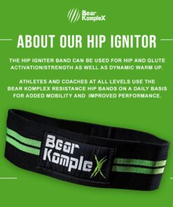 Alternative view of Bear KompleX Looped Resistance Bands for Fitness - Burn Fat, Build Muscle, Improve Mobility - Home Workouts or Travel - Durable No-Slip No-Snap Latex with Loop Design for Even Pressure Black
