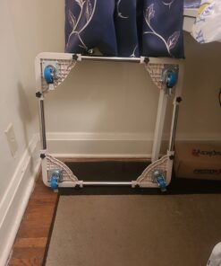 SPACECARE Mobile Roller with 4 Locking Wheels - Adjustable Furniture Dolly Washing Machine Stand Refrigerator Base Moving Cart Off White 56 71c8OdjfMuL