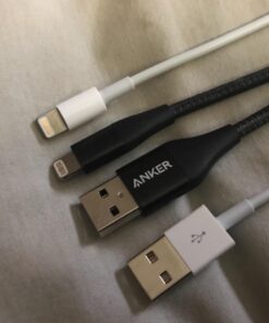 Anker Powerline+ II Lightning Cable (6ft), MFi Certified for Flawless Compatibility with iPhone Xs/XS Max/XR/X / 8/8 Plus / 7/7 Plus / 6/6 Plus / 5 / 5S and More(Black) 6ft Black 31 71c96Xq9w9L