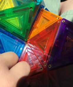 Children Hub 60pcs Magnetic Tiles Set - 3D Magnet Building Blocks - Premium Quality Educational Toys for Your Kids - Upgraded Version with Strong Magnets - Creativity, Imagination, Inspiration 25 71c9JiXDrAL