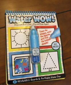 Melissa & Doug On the Go Water Wow! Reusable Water-Reveal Activity Pads, 2-pk, Vehicles, Animals - Party Favors, Stocking Stuffers, Travel Toys For Toddlers, Mess Free Coloring Books For Kids Ages 3+ Bundle: Vehicles, Animals 52 71c9xmWrd9L 1