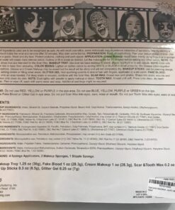 Kangaroo Halloween Super Family Makeup Kit: Professional SFX Face & Body Paint for Zombie Cosplay, Injuries, & Blood Effects 76 71cAWxhAtvL 2