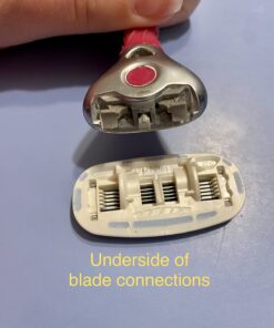 Amazon Basics 5-Blade Razor Refills for Women, 6 Count (Fits Amazon Basics Razor Handles Only) (Previously Solimo) 6 Count (Pack of 1) 6 Refills 20 71cAgEDACTL