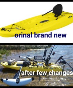 Booms Fishing MA1 Kayak Pad Eye Tri-Grip Rivet Kit, Black Pad Eye with Rivets, 12 sets 35 71cApGdf aL