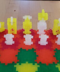 PLUS PLUS - Open Play Set - 600 Piece - Neon Color Mix, Construction Building Stem Toy, Interlocking Mini Puzzle Blocks for Kids Single 40 71cBEGPi1L