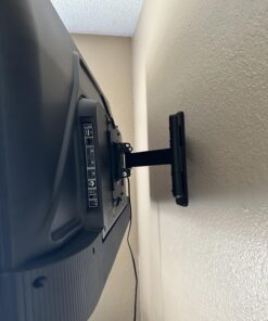 Amazon Basics Full Motion Articulating TV Monitor Wall Mount for 26" to 55" TVs and Flat Panels up to 80 Lbs, Black 26-inch to 55-inch TVs Articulating 16 inch Extension 36 71cCv5gvpYL