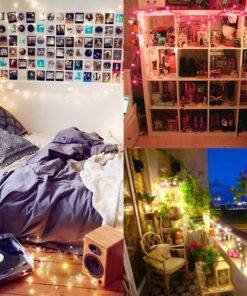 GDEALER 8 Pack 7.2 Feet 20 Led Fairy Lights Battery Operated Mini Silver Copper Wire Firefly String Lights for Christmas Bedroom Indoor Outdoor Wedding Mason Jar Dorm Decor DIY Costume Multi Color 8 Colors Mix 32 71cEltP0QHL