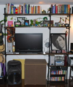 Household Essentials 5614 Double Hamper Laundry Sorter with Magnetic Lid, Brown Coffee Linen 35 71cFBLCefL