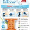 TubShroom Tub Hair Catcher Protector, Fits 1.5" - 1.75" Drain, Orange 37 71cFGT9nwGL