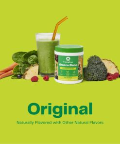 Amazing Grass Greens Blend Superfood: Super Greens Powder Smoothie Mix for Boost Energy ,with Organic Spirulina, Chlorella, Beet Root Powder, Digestive Enzymes & Probiotics, Original, 30 Servings Superfood - Original 30 Servings (Pack of 1) 25 71cFGymyh1L