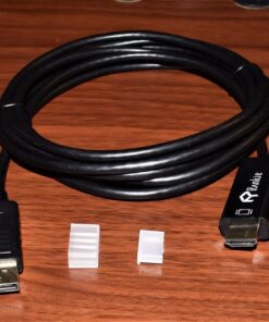 Rankie DisplayPort (DP) to HDMI Cable, 4K Resolution Ready, 10 Feet, Black 25 71cFVSEqyrL