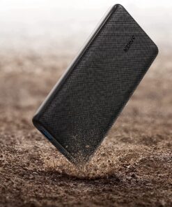 Alternative view of Anker Portable Charger, Power Bank, 10,000 mAh Battery Pack with PowerIQ Charging Technology and USB-C (Input Only) for iPhone 15/15 Plus/15 Pro/15 Pro Max, iPhone 14/13 Series, Samsung Galaxy Black