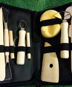 U.S. Art Supply 26-Piece Pottery & Clay Sculpting Tool Sets with Canvas Cases 26-Piece with Nylon Cases 20 71cHHaEbSpL