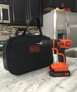 BLACK+DECKER 20V Max Drill & Home Tool Kit, 68 Piece (LDX120PK) 20V Home Tool Kit 53 71cHIuRID L