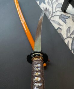 MN Sword Samurai Swords Clay Tempered by 1095 Carbon Steel Folded 15 Times 59 71cIJywbOL