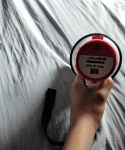 Pyle Megaphone Speaker PA Bullhorn - 20 Watts & Adjustable Vol Control w/ Built-in Siren & 800 Yard Range for Football, Baseball, Hockey, Cheerleading Fans & Coaches or for Safety Drills - PMP20,White 43 71cILsxIXvL 3