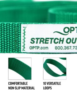 The Original Stretch Out Strap with Exercise Book - Made in the USA by OPTP - Top Choice of Physical Therapists, Athletic Trainers & Yoga 25 71cIownOZlL