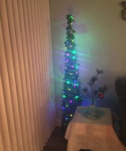 GDEALER 2 Pack LED Fairy Lights Halloween Battery Operated String Lights Waterproof 8 Modes Remote Control Color Changing Christmas Lights 60 LED 20 Feet Copper Wire Firefly Lights- Multicolor 45 71cIyqz3roL