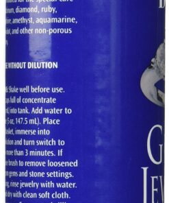 Blitz 653 Gem & Jewelry Non-Toxic Cleaner Concentrate for use in Cleaning Machines, 8 Ounces, 2-Pack 34 71cJ4G X0FL