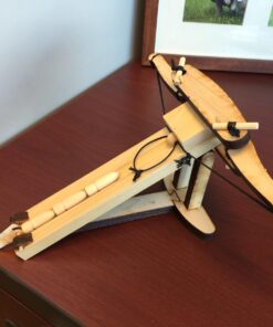 Abong Wooden Mini Medieval Desktop Warfare Model Kits to Build – Working Ballista – STEM Model Kits 11 71cJWwMavL