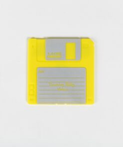 Nineties Nerd Retro Floppy Disk Non-slip Silicone Drink Coaster Set by Modern Coaster 13 71cJbrcrMfL