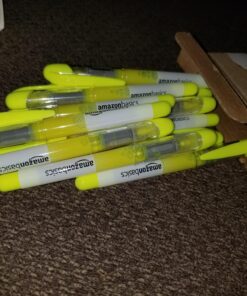 Amazon Basics Liquid Ink Highlighters - Chisel Tip, Yellow, 12-Pack 21 71cKbHvnSxL