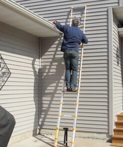 Xtend & Climb 785P Aluminum Telescoping Ladder Type I Professional Series, 15.5-Foot Classic Pro Series 785P, Blue 12.5ft 12 71cLBytUkLL 1