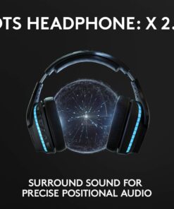 Logitech G935 Wireless DTS:X 7.1 Surround Sound LIGHTSYNC RGB PC Gaming Headset - Black/Blue G935 Only 33 71cLCNFx9yL