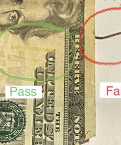 Dri Mark Dual Test - The Original Smart Money Pen with UV LED Cap Counterfeit Detector System - Plus 2 Free Detector Pens - Money Loss Prevention - Fraud Protection, Black, 3 Count (Pack of 1) 36 71cLVzFrjuL