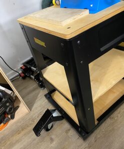 DEWALT Planer Stand with Integrated Mobile Base, 24” x 22” x 30” (DW7350) 51 71cM3QEtcuL