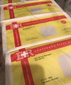 First Voice TS-3254 4 Ply Non Sterile Non-Woven Sponge, 4" Length x 4" Width (Pack of 800) (Packaging may vary) 11 71cMDa8wBKL