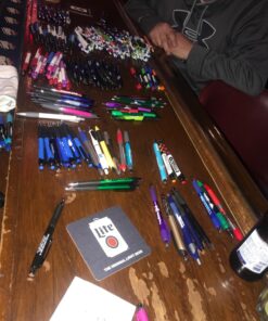 DG Collection (5lb Box Approx. 200-250 pens) Assorted Retractable Ballpoint Pens Office Ink Pen Supplies Big Bulk Lot 65 71cMbJMW8aL