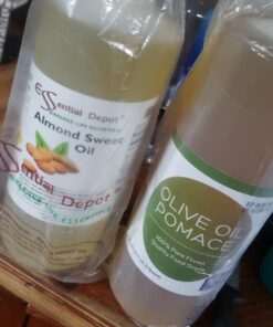 Almond Sweet Oil - 1 Quart - 32 oz - Safety Sealed HDPE Container with resealable Cap - 100% Pure and Natural for Hair, Skin, Massage and Cooking 30 71cMzWlJRVL