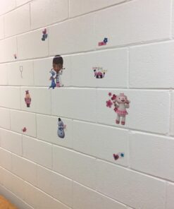 RoomMates RMK2280SCS Doc Mcstuffins Peel and Stick Wall Decals 10 inch x 18 inch 39 71cNPT1g1kL