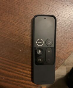 elago R2 Slim Case Compatible with Apple TV Siri Remote 1st Generation (Black) - Slim Design, Scratch-Free Silicone, Shock Absorption, Full Access Black 43 71cOdLpk7yL