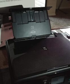 Canon PIXMA TS6220 Wireless All In One Photo Printer with Copier, Scanner and Mobile Printing, Black, Works with Alexa 74 71cPDkb2KqL