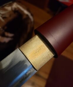 MAKOTO Handmade Sharp Samurai Shirasaya Sword Rosewood Burgundy Red Scabbard Saya 47 71cPcAAm9UL 1