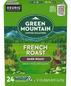 Green Mountain Coffee French Roast, K-Cup Portion Pack for Keurig K-Cup Brewers, 24-Count 24 Count (Pack of 1) 10 71cPrJK1TtL