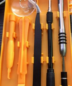 Precision Screwdriver Set Magnetic - Professional 110 in 1 Screw driver Tools Sets, PC Repair Tool Kit for Mobile Phone/Tablet/Computer/Watch/Camera/Eyeglasses/Other Electronic Devices 110 Yellow 42 71cQ U7 IcL