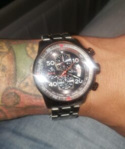 Invicta Men's Aviator Analog Display Japanese Quartz Silver Watch, Gold, Black (Model: 12704, 28898, 28899) 59 71cQ5U3QXTL