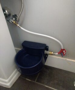 Coastal Pet Bergan Auto-Wata - Outdoor Dog & Cat Water Dispenser - Automatic Water Bowl for Pets - Made from Durable, BPA-Free Plastic - Self-Watering Cat & Dog Bowl - Navy, 48 Ounces 36 71cQPZKxNQL 1