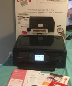 Canon PIXMA TS6220 Wireless All In One Photo Printer with Copier, Scanner and Mobile Printing, Black, Works with Alexa 47 71cS97gqkvL