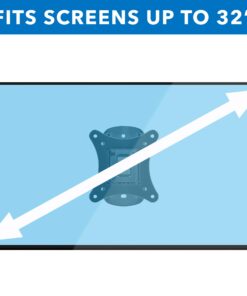 Mount-It! MI-2829 Small TV Monitor Wall Mount | RV TV Mount | Quick Release VESA Wall Mount | Fits 19 20 21 22 23 24 25 Inch Screens | 75 100 VESA Compatible | Low-Profile Slim Design | 44lb Capacity 30 71cSPSKEMWL