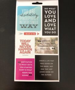 Me & My Big Ideas PPS-37 Pocket Pages Stickers 6 Sheets/Pkg-Love Yourself Original Version 36 71cSiIor0L