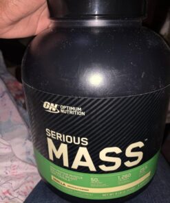 Optimum Nutrition Serious Mass, Weight Gainer Protein Powder, with Added Immune Support, Vanilla, 6 Pound (Packaging May Vary) 6 Pound (Pack of 1) 33 71cT3zTaGML